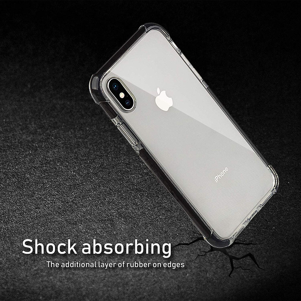 For iPhone X XS XS Max XR Case Spigen [ Ultra Hybrid ] Protective Clear  Cover