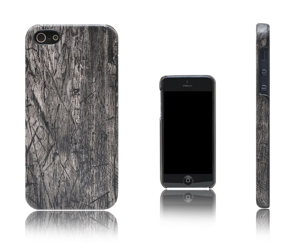 annuleren meubilair kraam Xcessor Wood Texture Hard Plastic Case for Apple iPhone 5 and 5S. Blac