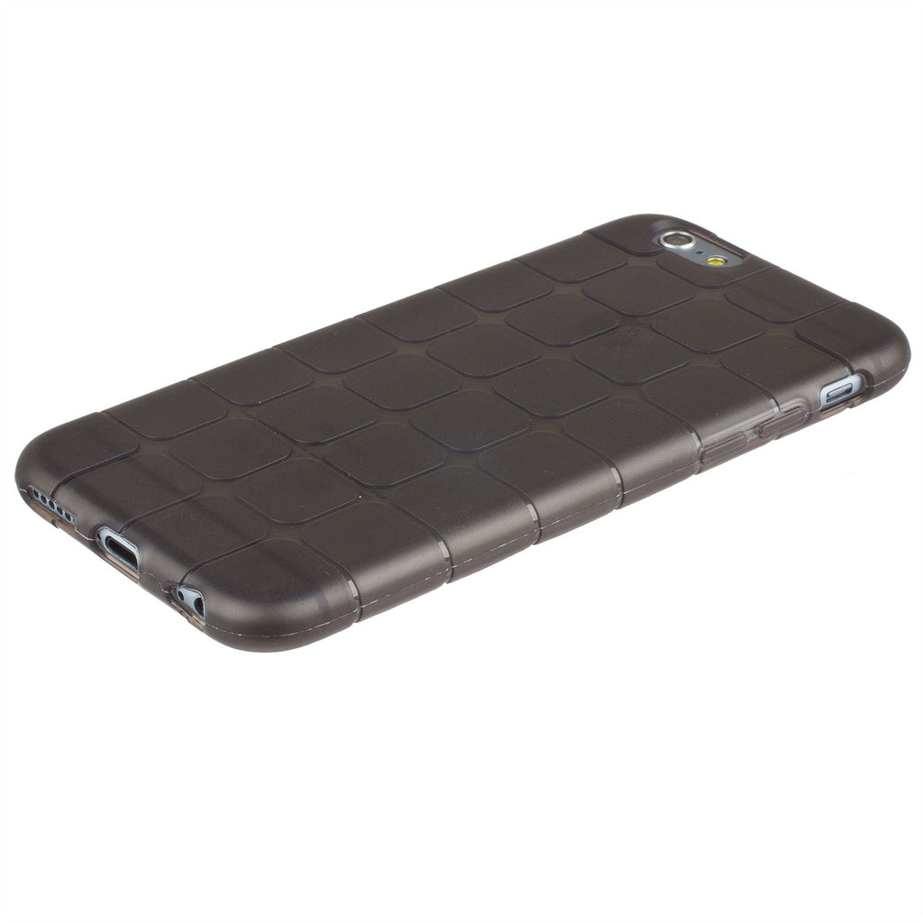 Xcessor Octagon Flexible TPU Case for Apple iPhone 6 6S. Grey / Semi-transparent